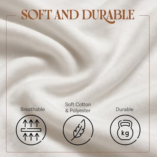 2 Pack Fitted Hospital Bed Sheets with Elastic All Around for a Perfect Fit - Cotton Rich Soft Knitted Jersey Sheet, 36” x 84” x 12” 2 Pack Fitted Hospital Bed Sheets with Elastic All Around for a Perfect Fit - Cotton Rich Soft Knitted Jersey Sheet, 36” x 84” x 12”