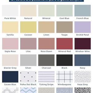 LANE LINEN 100% Organic Cotton King Size Sheets Set, Soft & Comfy All Season Breathable Sheets King Size, Percale Weave Fully Elasticized Eco Friendly Naturally Cooling King White Bed Sheets